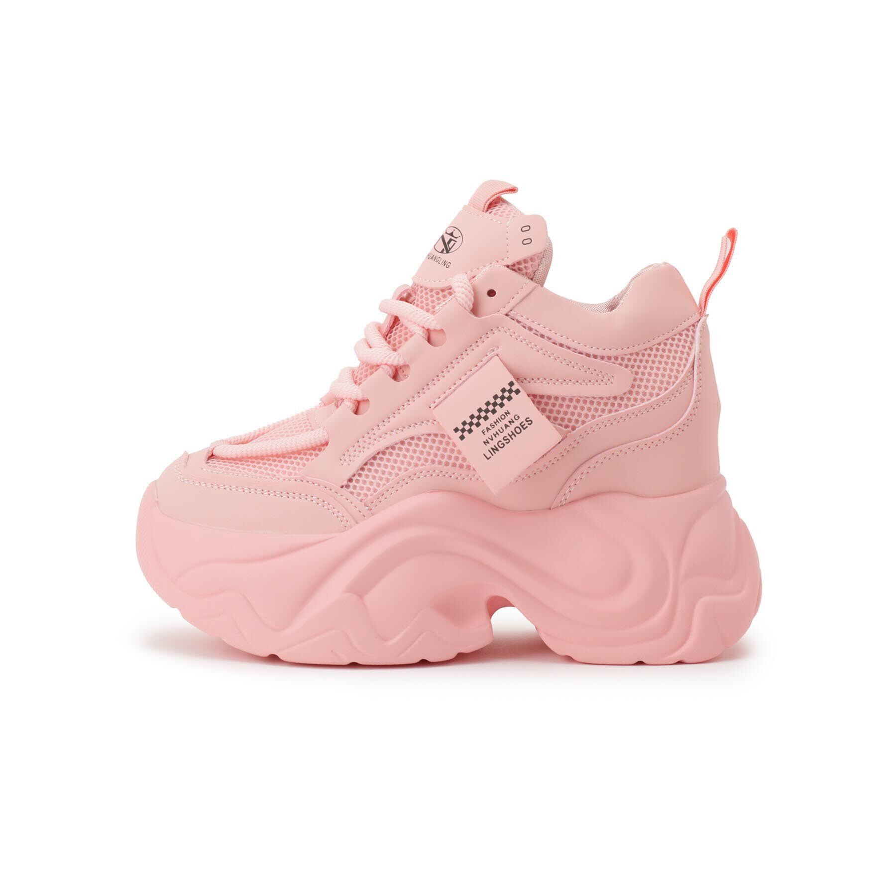 csT&P「厚底ワンポイントインヒールデザインスニーカー」|スニーカー|