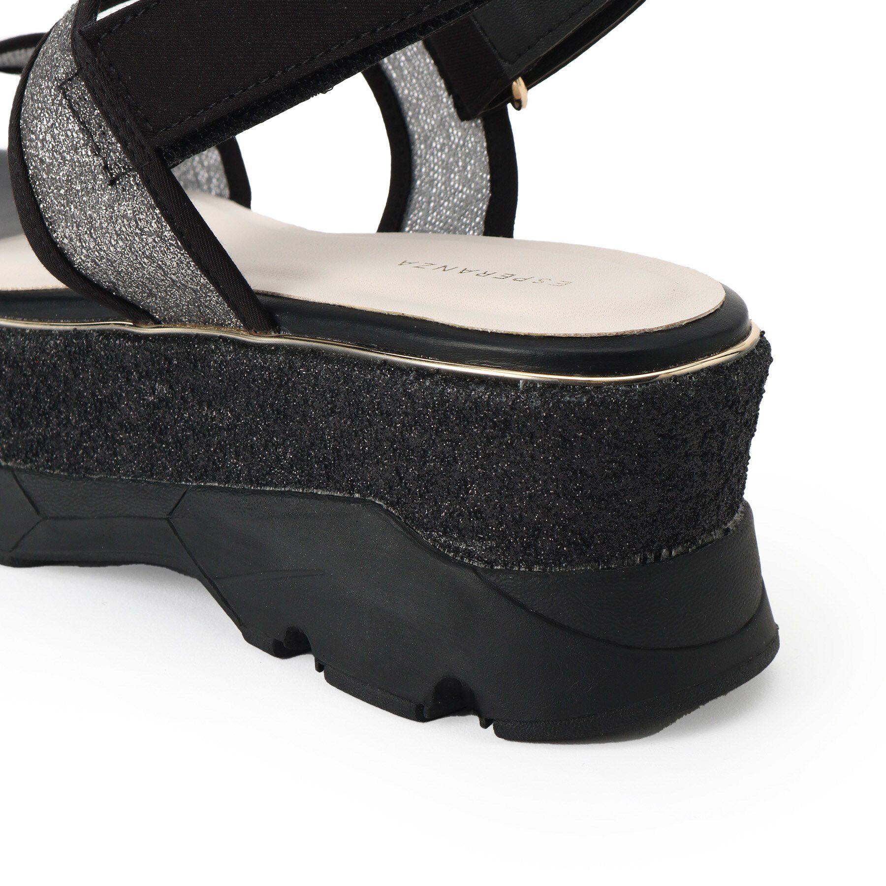 ESPERANZA「厚底ラメスポサン」|サンダル|