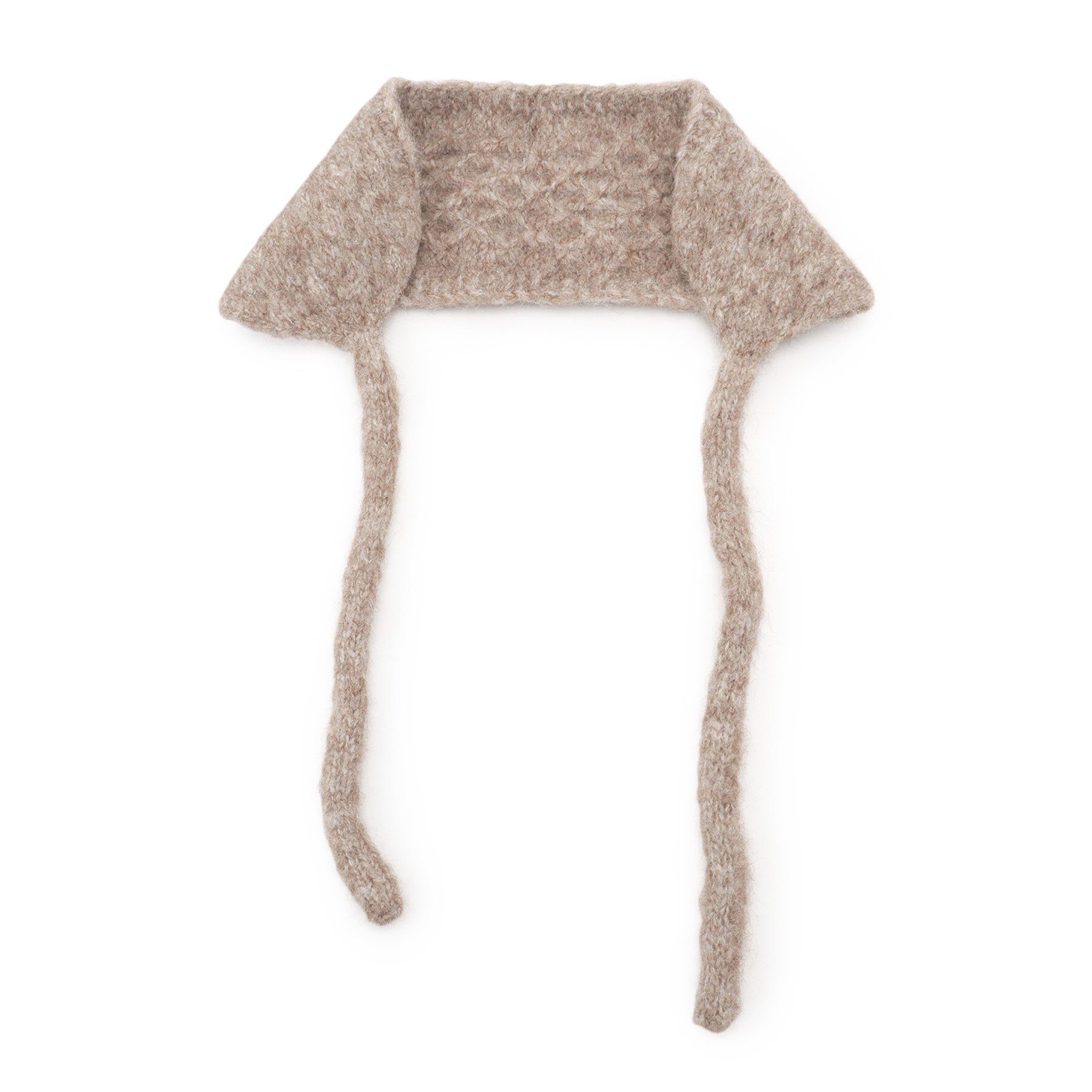 Ober Tashe「ニット編みイヤーマフラー」|イヤーマフ|