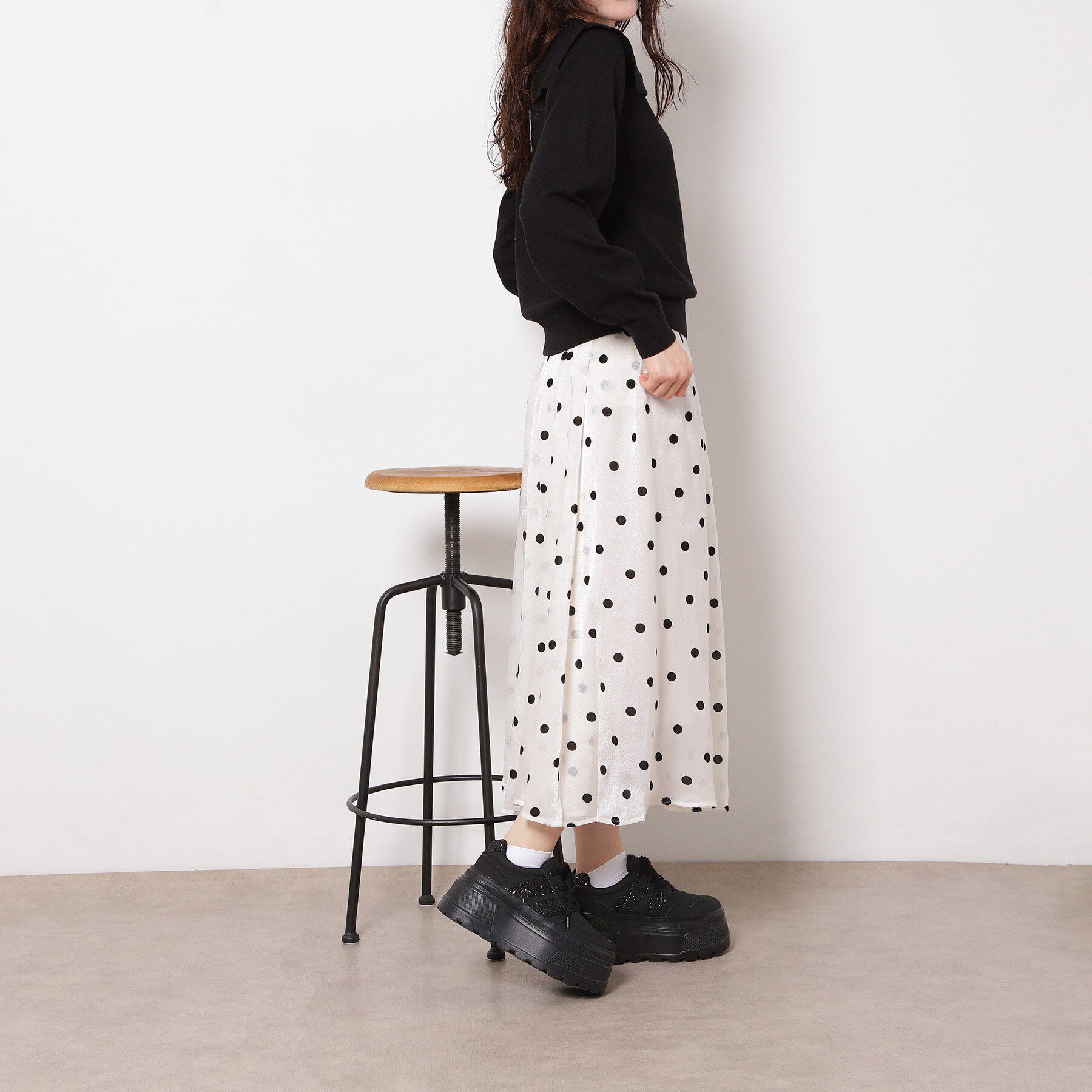 ESPERANZA「ラメライン厚底スニーカー」|スニーカー|