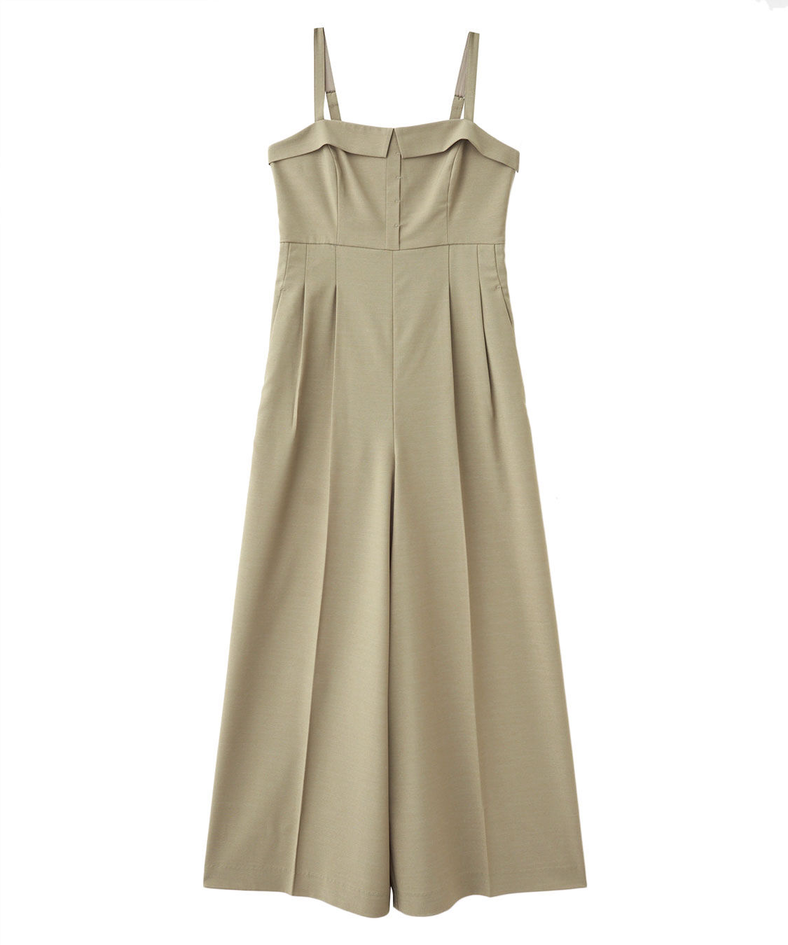 COCO DEAL「比翼デザインワイドサロペット」|オールインワン|