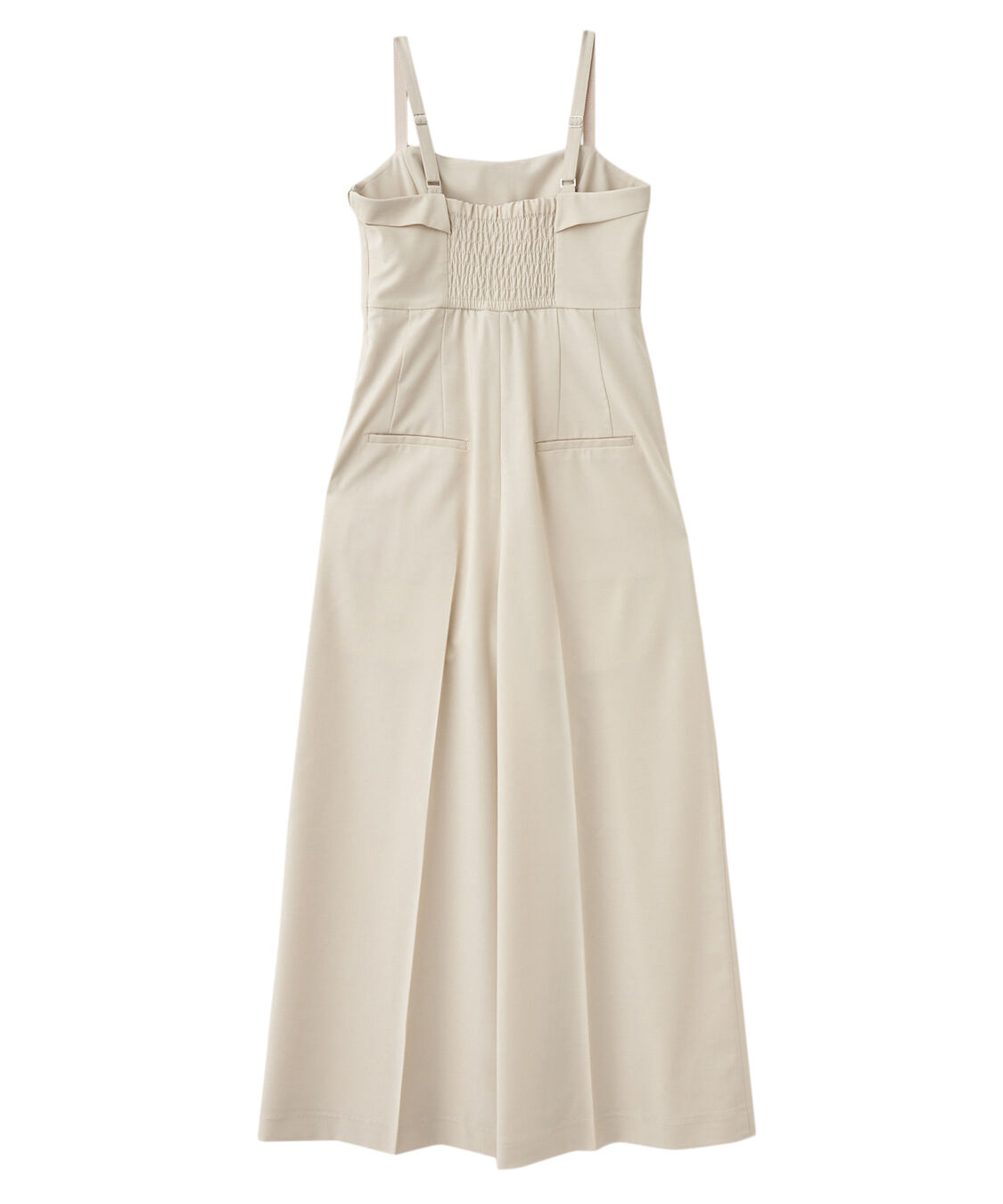 COCO DEAL「比翼デザインワイドサロペット」|オールインワン|