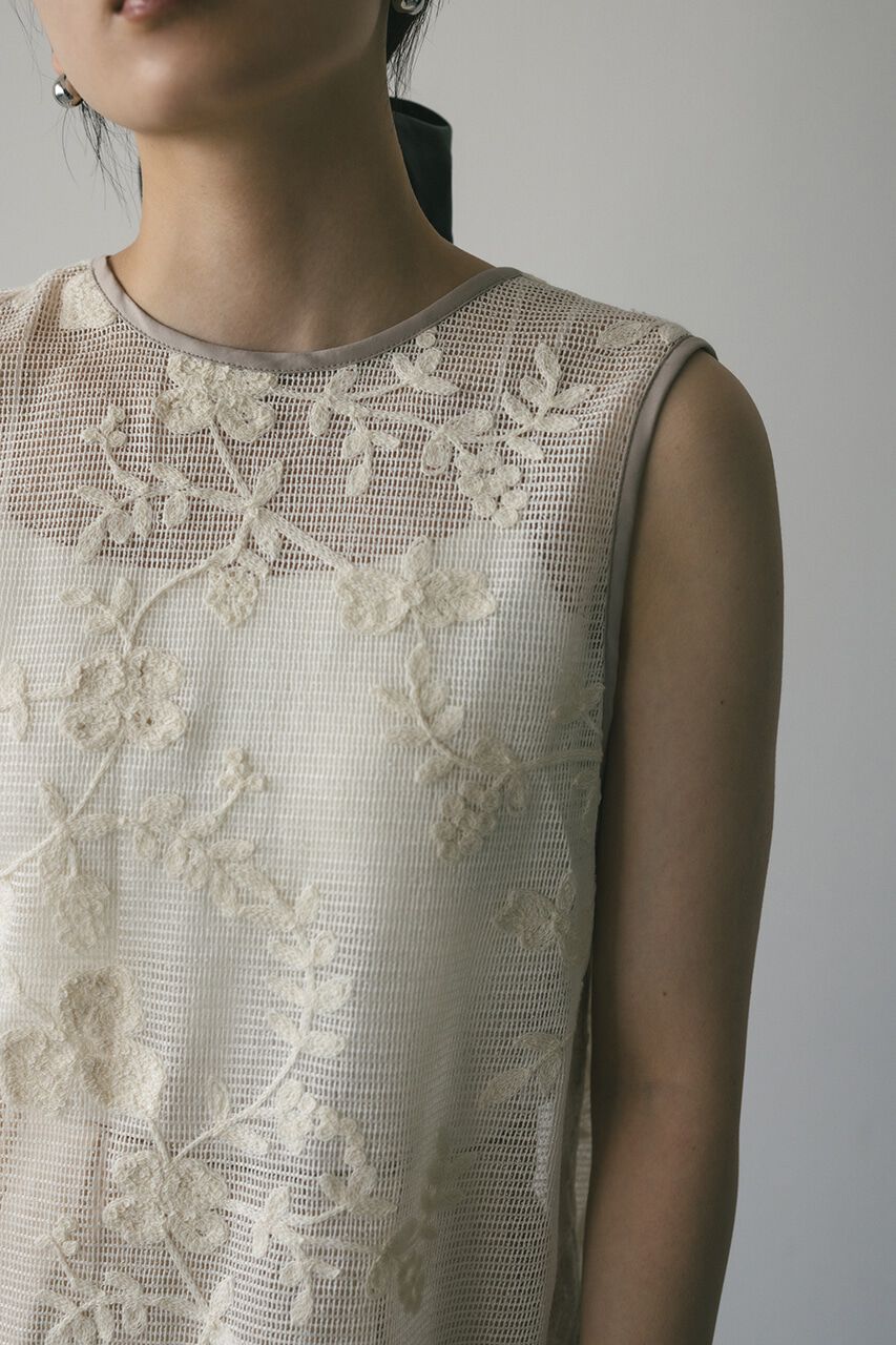 STYLEMIXER「2WAYラティスレースリボントップ」|タンクトップ|