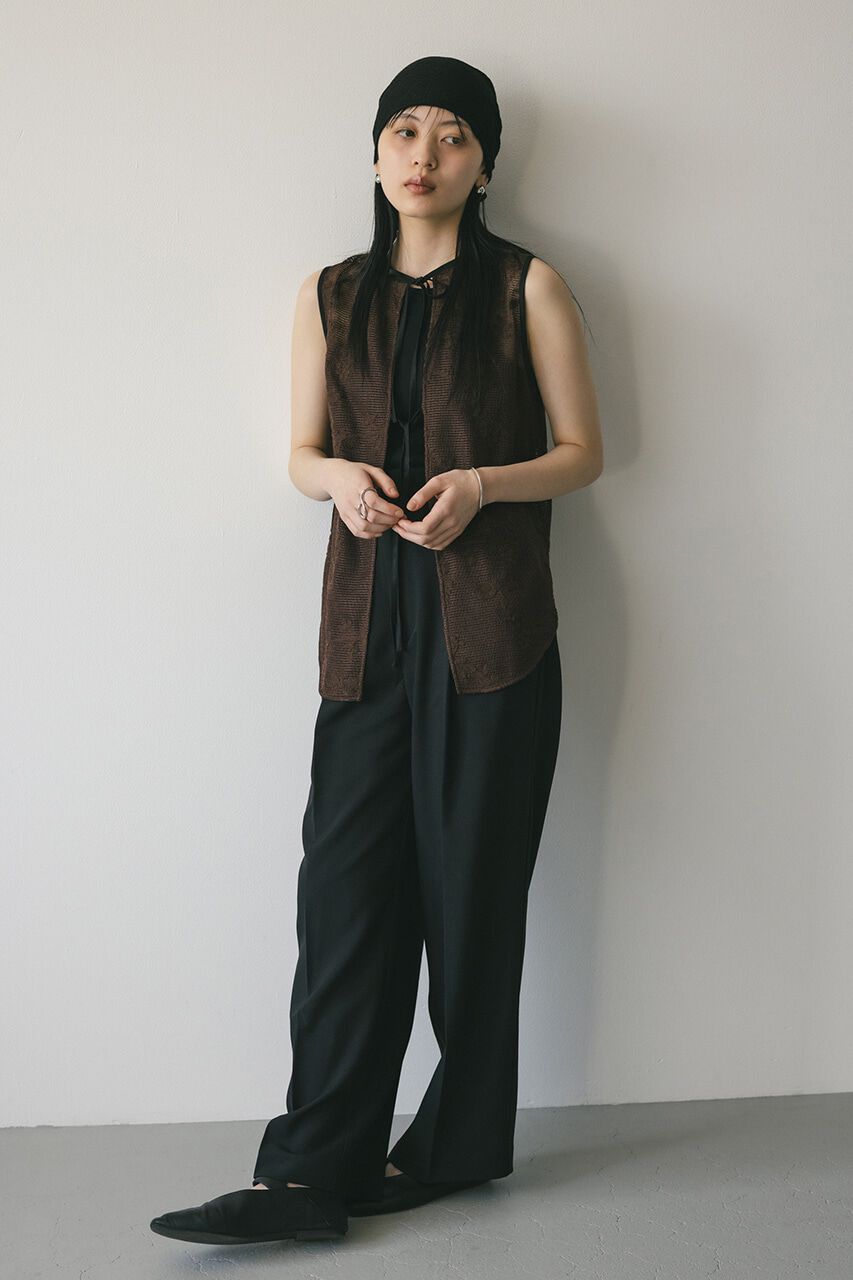 STYLEMIXER「2WAYラティスレースリボントップ」|タンクトップ|