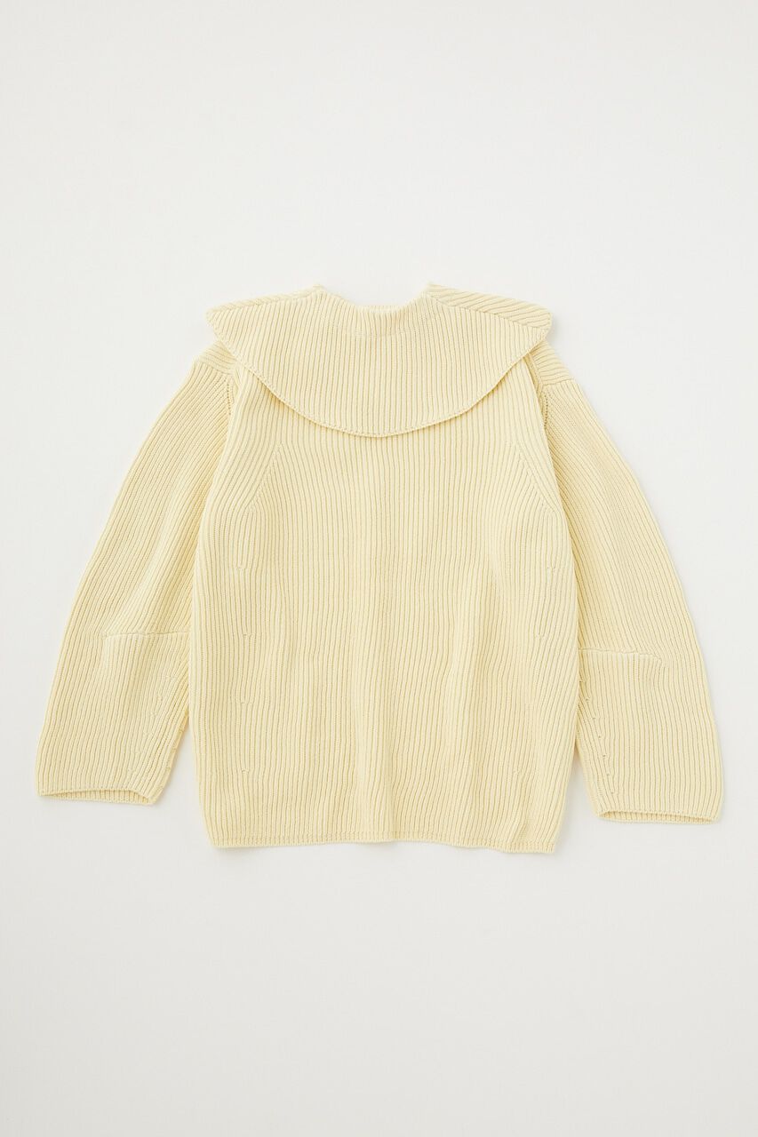 MOUSSY「DETACHABLE COLLAR RIB ニット」|ニット・セーター|