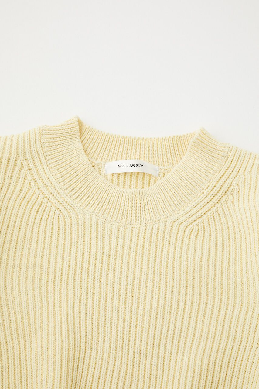 MOUSSY「DETACHABLE COLLAR RIB ニット」|ニット・セーター|
