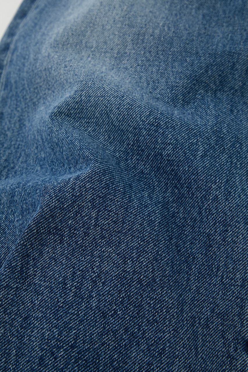 MOUSSY「CUT OFF WIDE LEG STRAIGHT」|デニム|