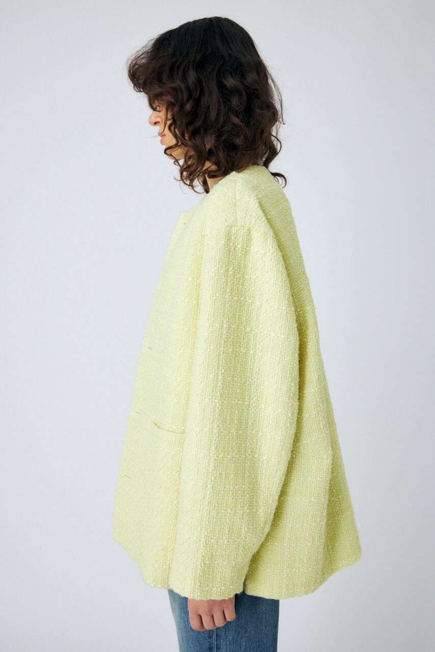 MOUSSY「TWEED BOX ジャケット」|その他|