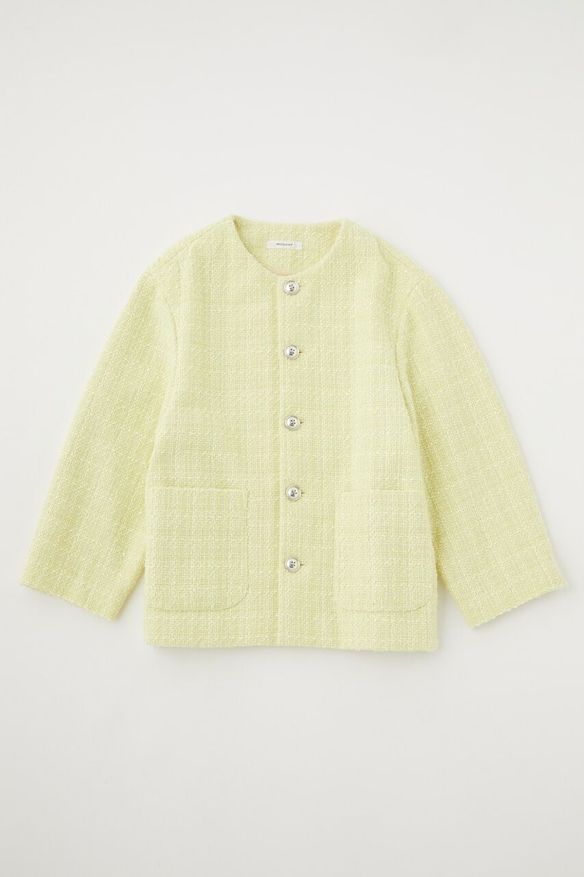 MOUSSY「TWEED BOX ジャケット」|その他|