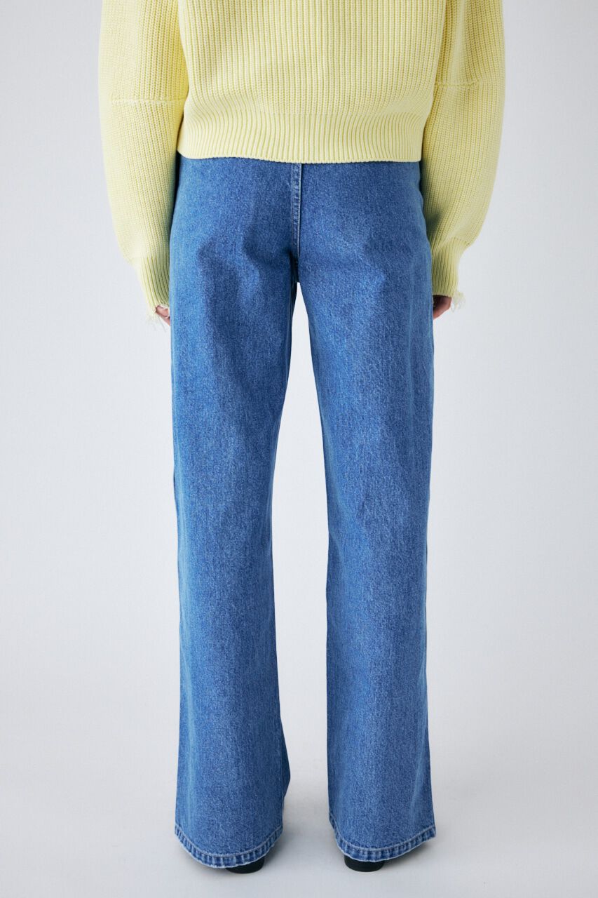 MOUSSY「SIDE BUTTON STRAIGHT」|デニム|