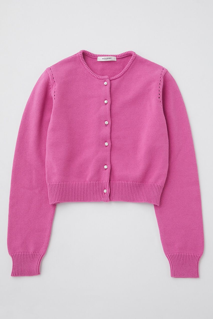 MOUSSY「FLORAL PRINTED KNIT カーディガン」|ニット・セーター|PNK