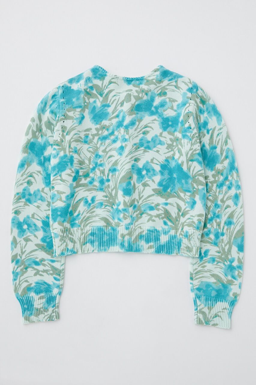 MOUSSY「FLORAL PRINTED KNIT カーディガン」|ニット・セーター|