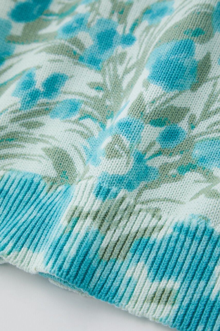 MOUSSY「FLORAL PRINTED KNIT カーディガン」|ニット・セーター|