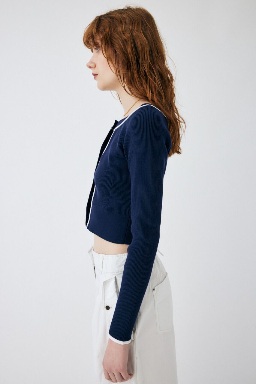 MOUSSY「OPEN NECK SHORT CD」|ニット・セーター|