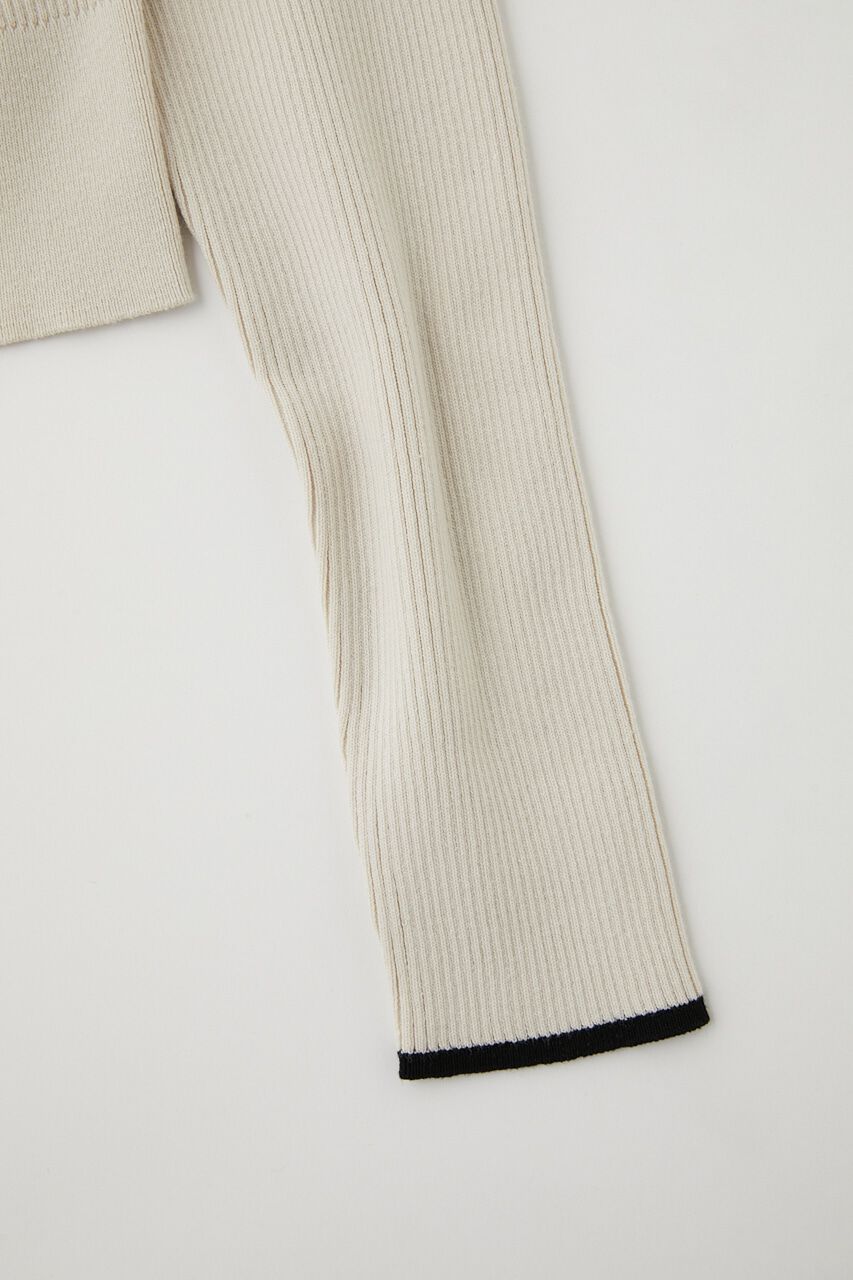 MOUSSY「OPEN NECK SHORT CD」|ニット・セーター|