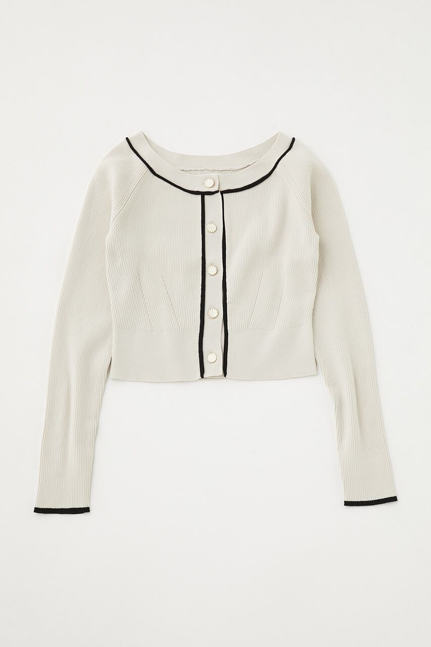 MOUSSY「OPEN NECK SHORT CD」|ニット・セーター|