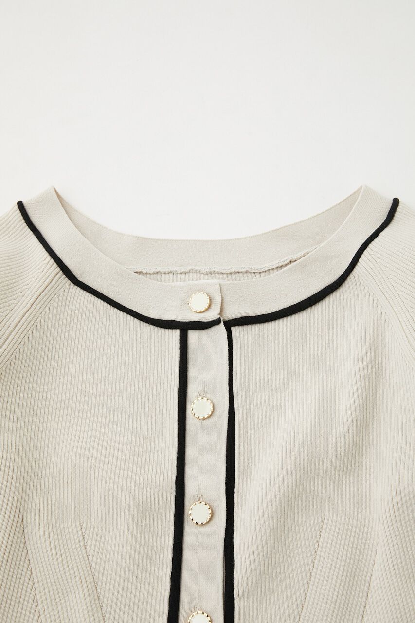 MOUSSY「OPEN NECK SHORT CD」|ニット・セーター|