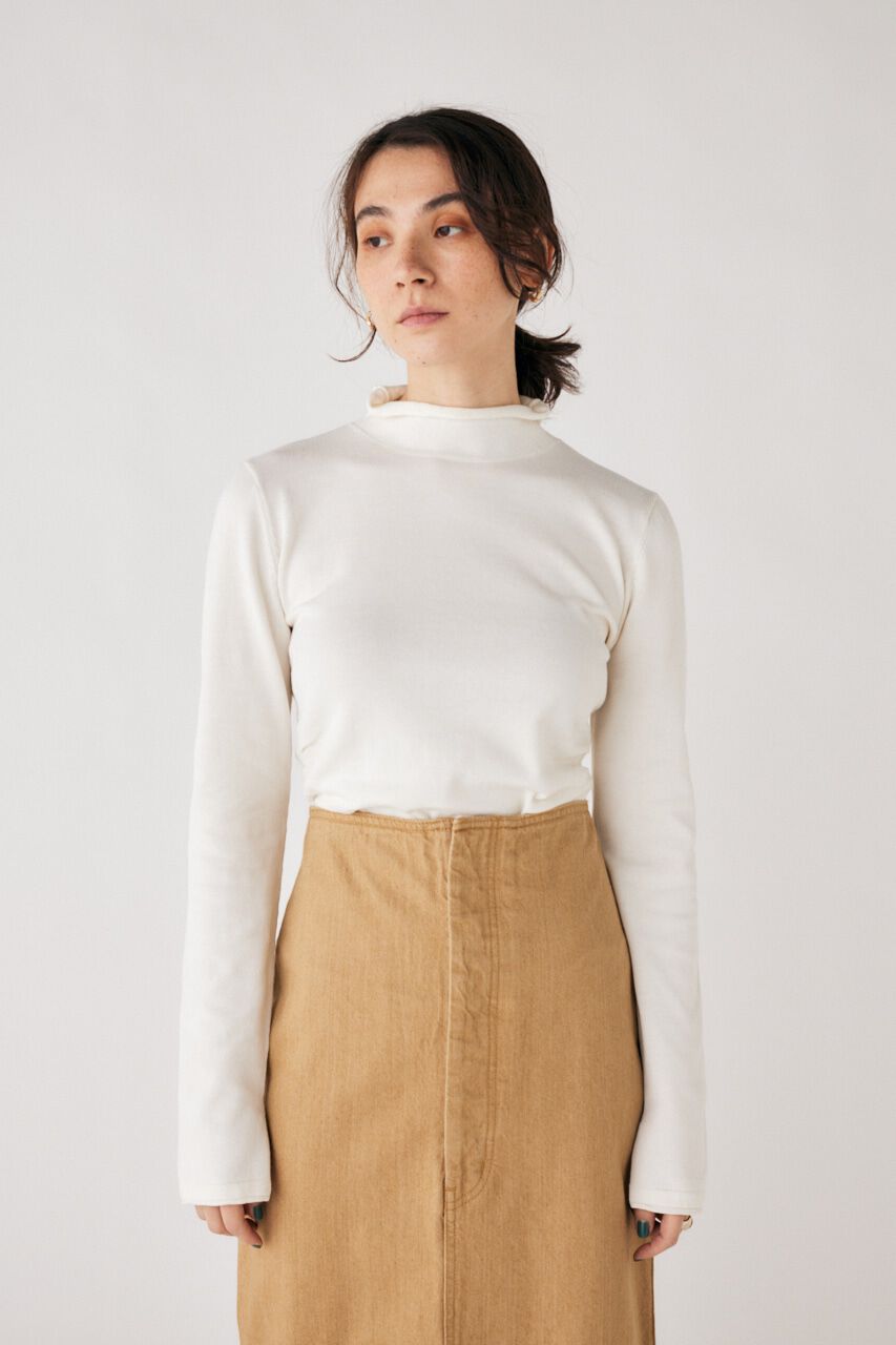 MOUSSY「BACK OPEN TUCK トップス」|ニット・セーター|