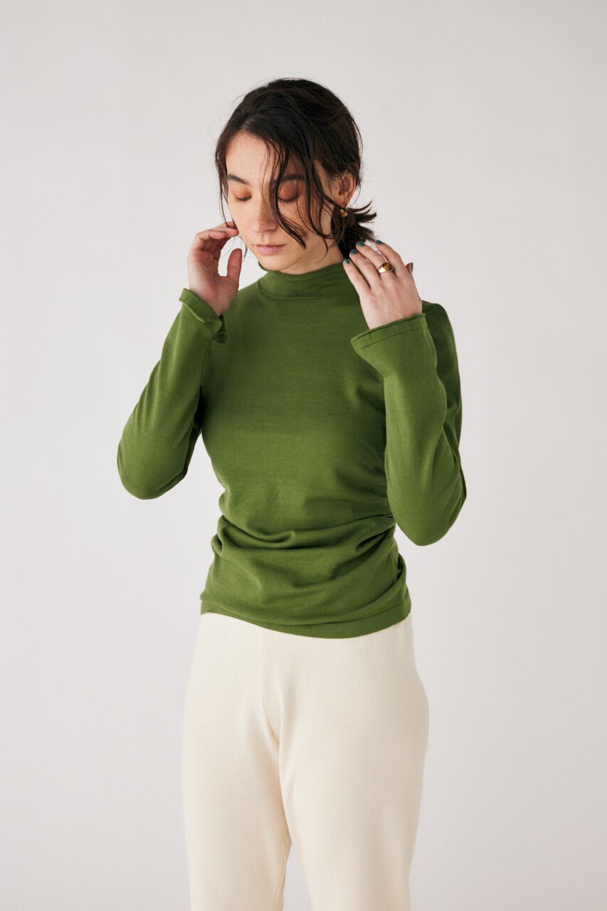 MOUSSY「BACK OPEN TUCK トップス」|ニット・セーター|