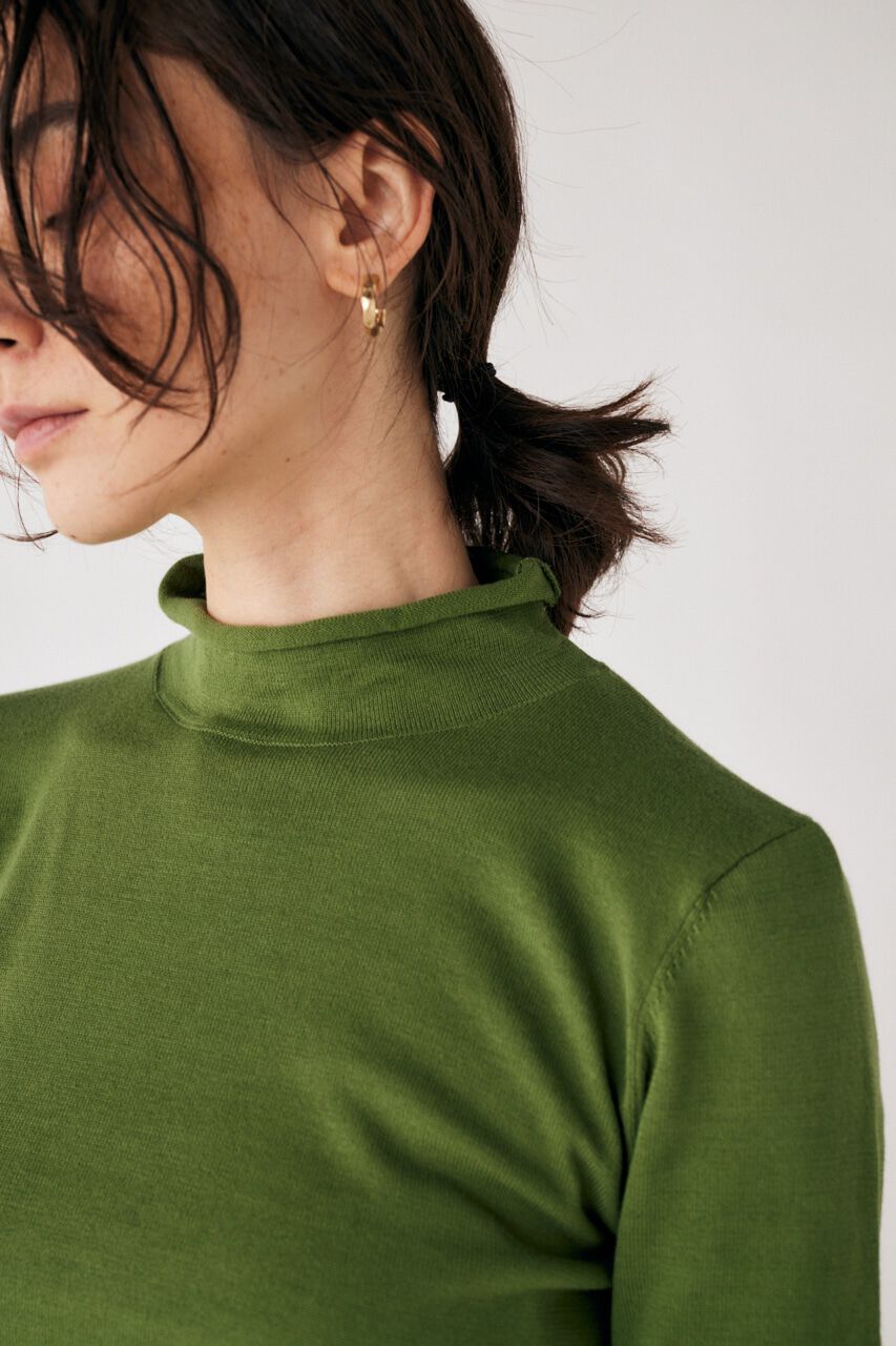 MOUSSY「BACK OPEN TUCK トップス」|ニット・セーター|