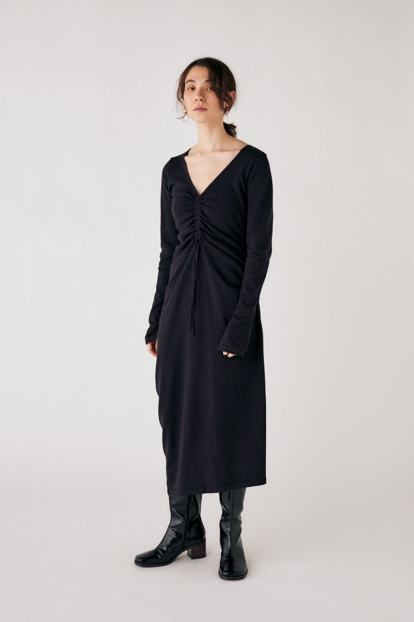 MOUSSY「TUCK KNIT ドレス」|ワンピース|