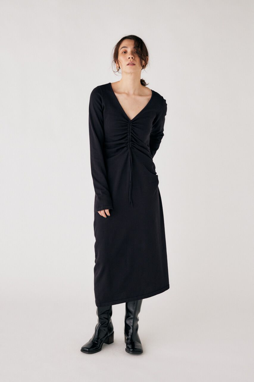 MOUSSY「TUCK KNIT ドレス」|ワンピース|