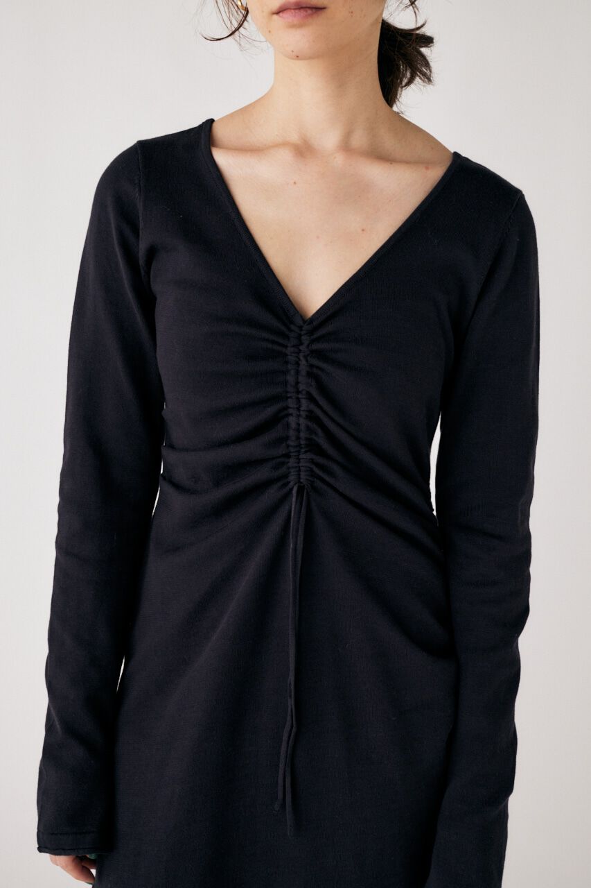 MOUSSY「TUCK KNIT ドレス」|ワンピース|