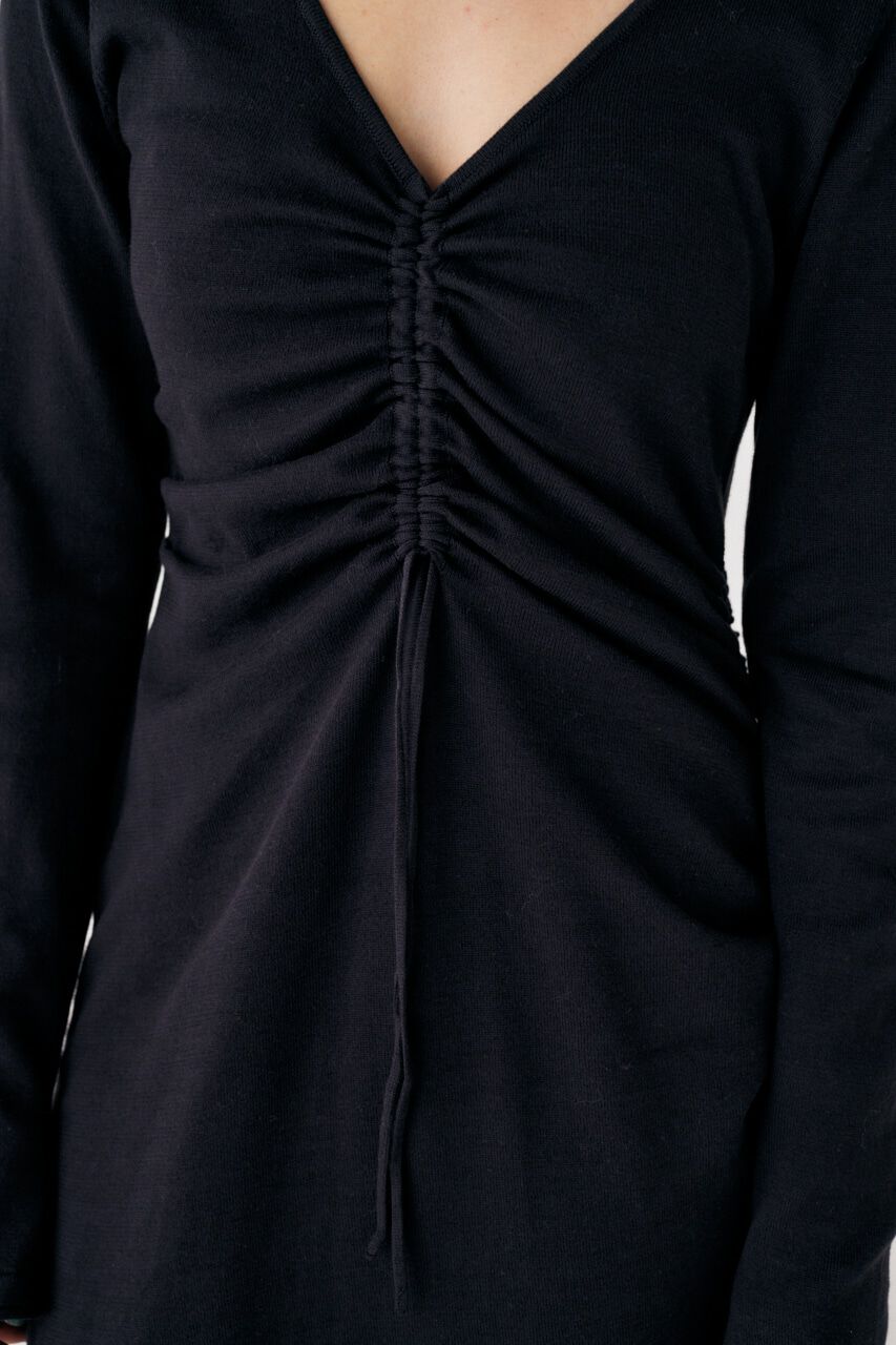 MOUSSY「TUCK KNIT ドレス」|ワンピース|