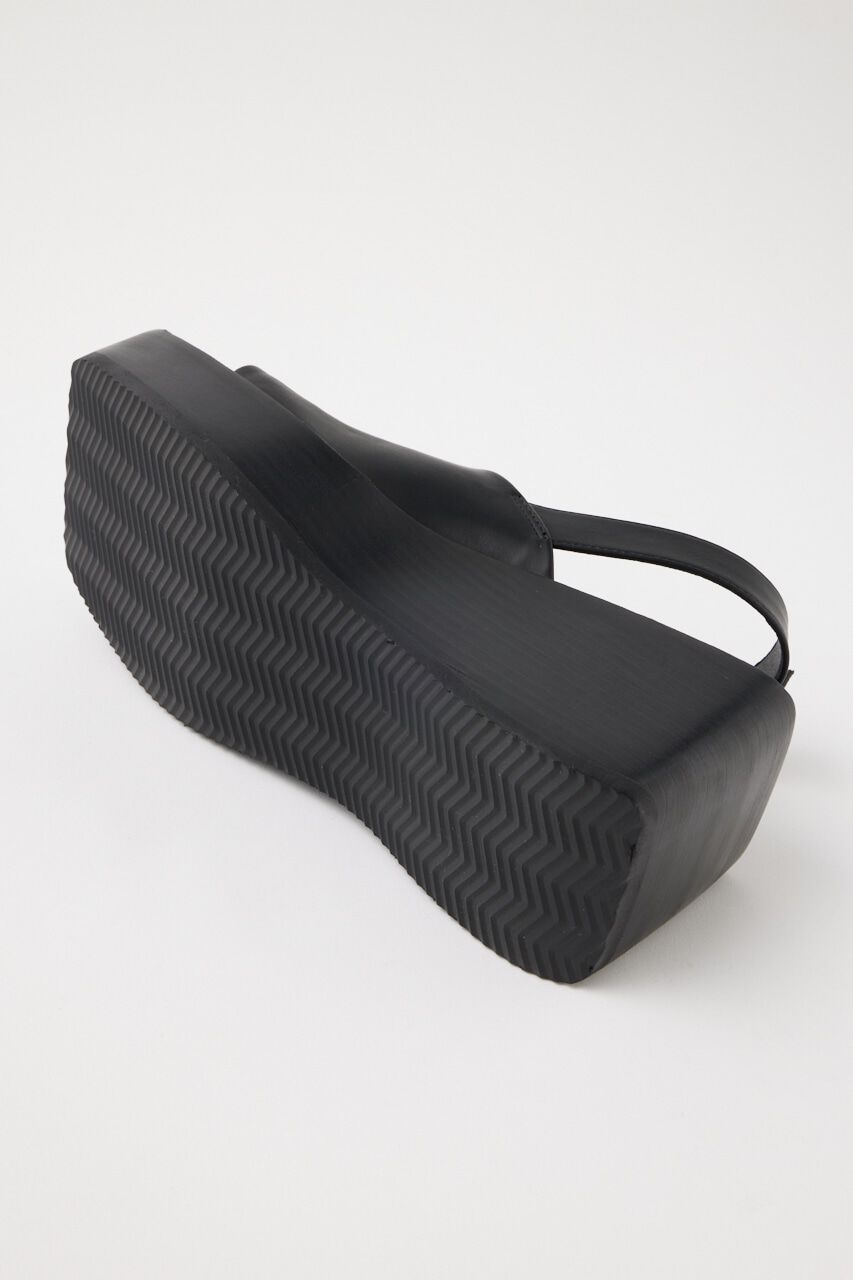 MOUSSY「SQUARE TOE WEDGE サンダル」|サンダル|