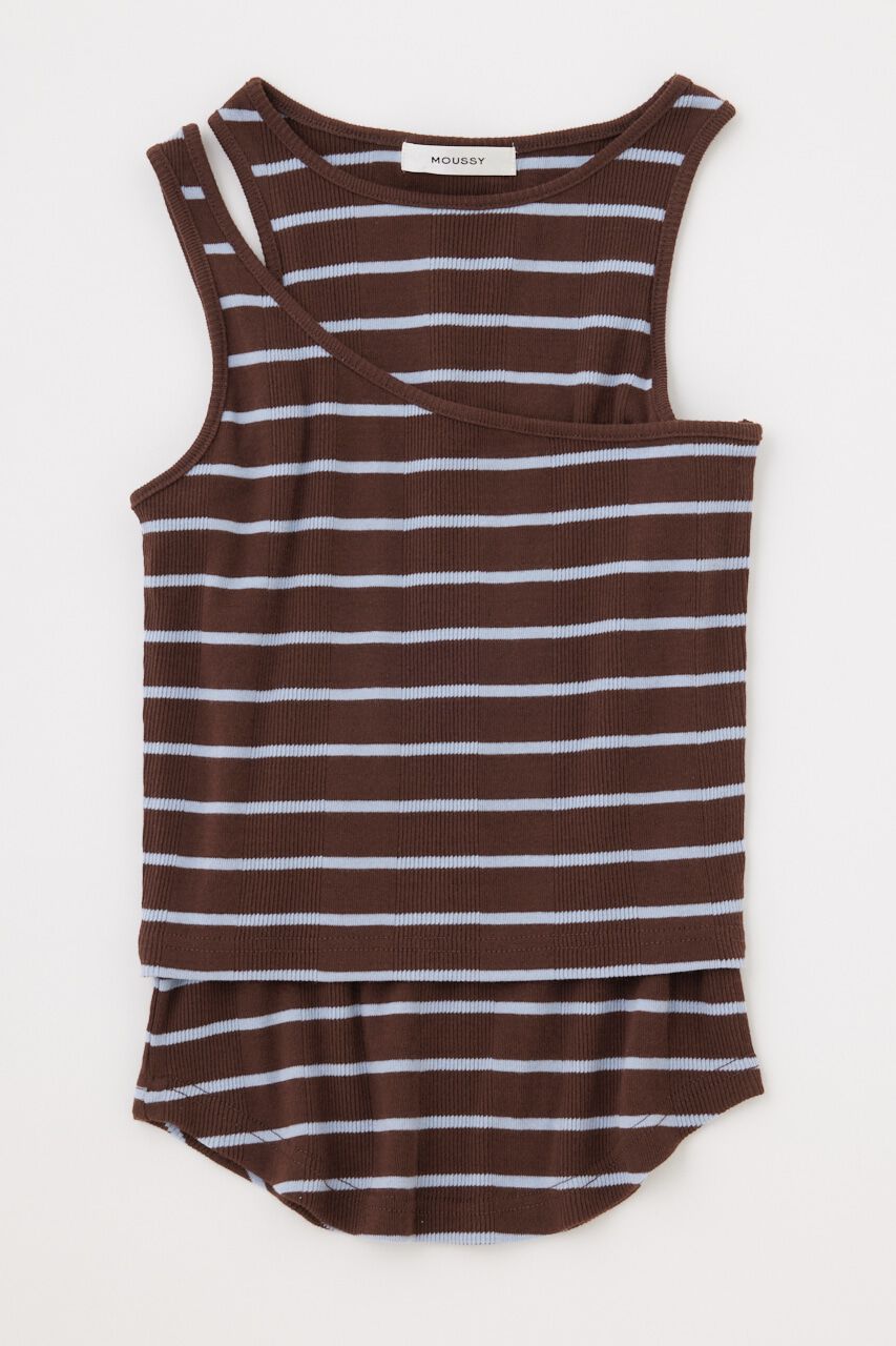 MOUSSY「LAYER RIB TANK セット」|タンクトップ|