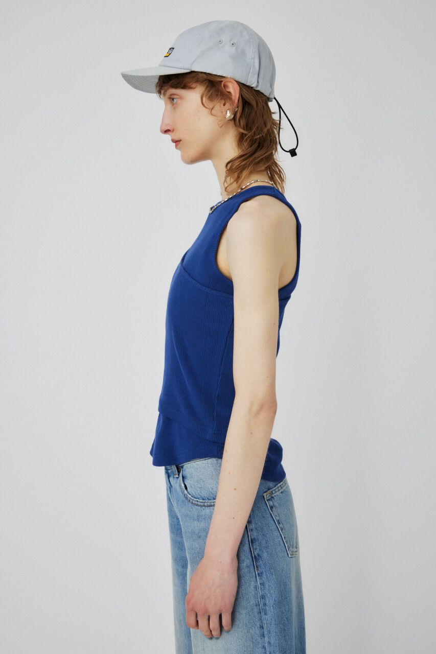 MOUSSY「LAYER RIB TANK セット」|タンクトップ|