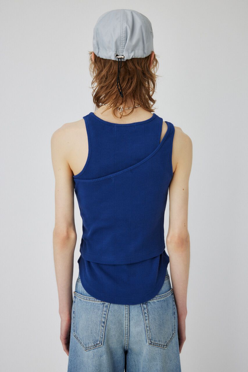 MOUSSY「LAYER RIB TANK セット」|タンクトップ|