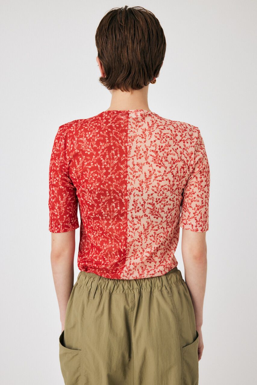 MOUSSY「ASYMMETRIC COLOR LACE UP トップス」|Tシャツ・カットソー|