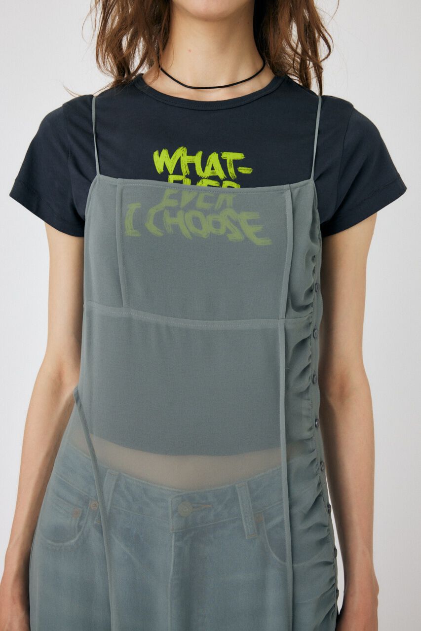 MOUSSY「SWITCHING SLIP ドレス」|ワンピース|