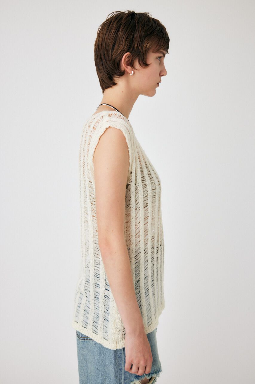 MOUSSY「TAPE YARN KNIT タンクトップ」|タンクトップ|