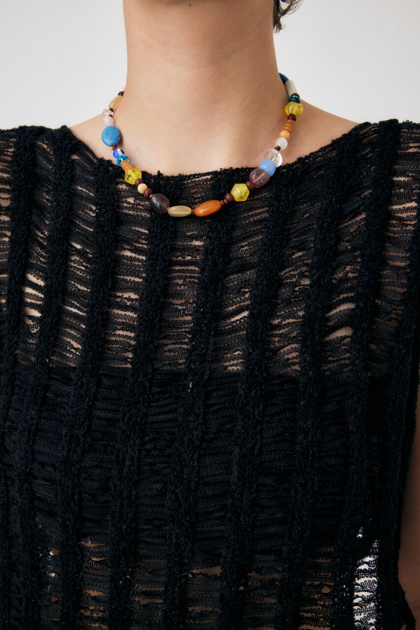 MOUSSY「TAPE YARN KNIT タンクトップ」|タンクトップ|