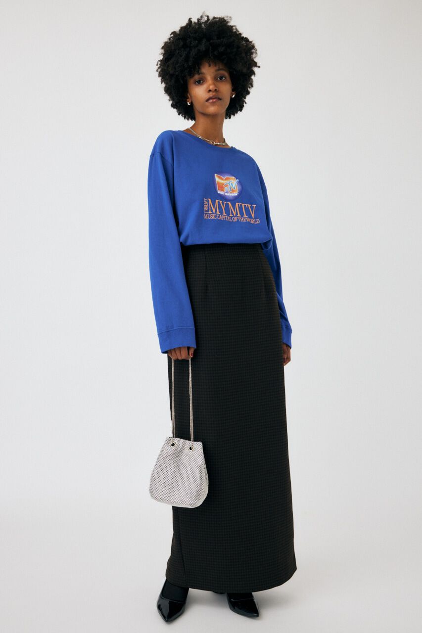 MOUSSY「HOUNDSTOOTH PENCIL スカート」|スカート|