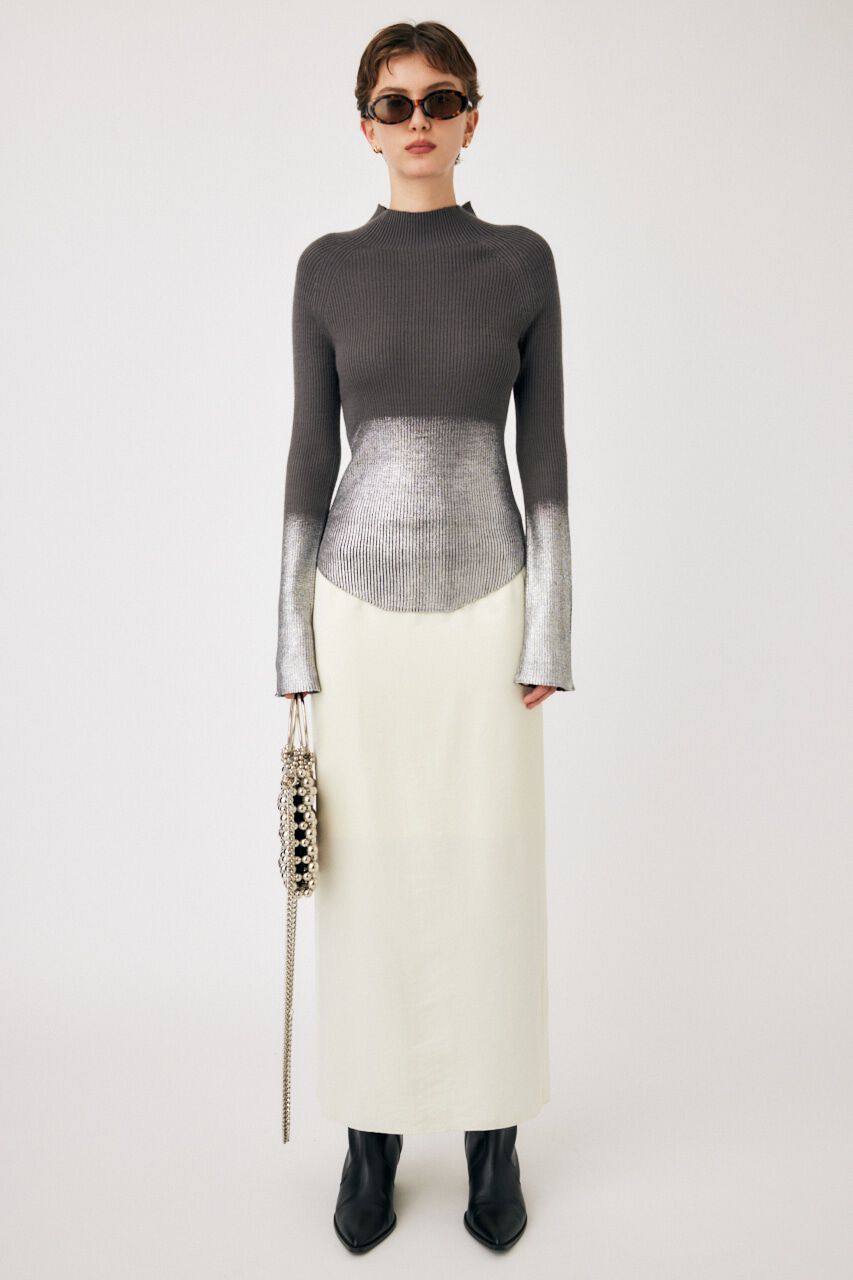 MOUSSY「METALIC RIB ニット」|ニット・セーター|