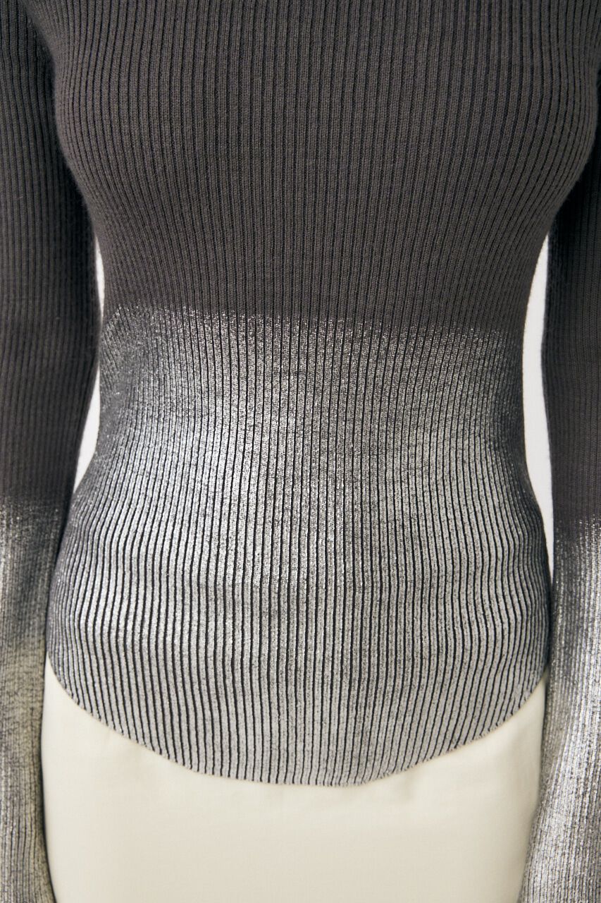 MOUSSY「METALIC RIB ニット」|ニット・セーター|