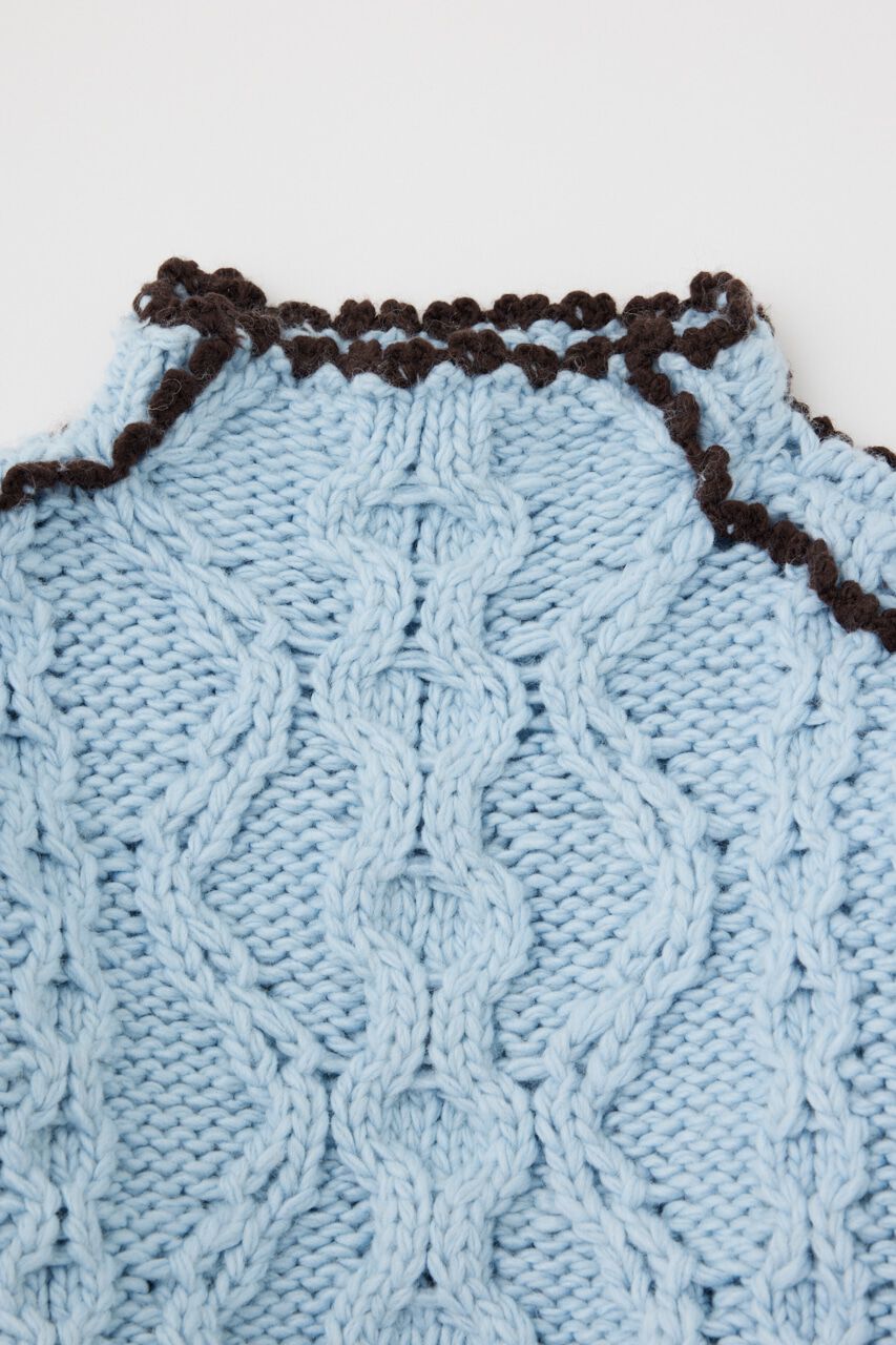 MOUSSY「STITCH CABLE ニット」|ニット・セーター|