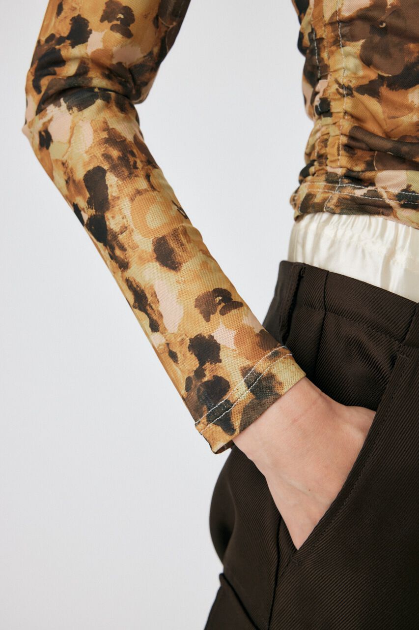 MOUSSY「FLORAL SHEER LS Tシャツ」|Tシャツ・カットソー|