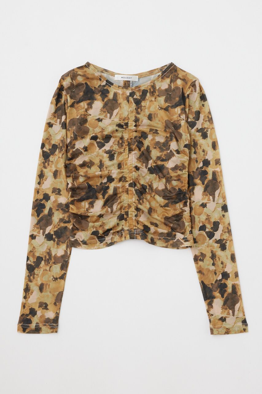 MOUSSY「FLORAL SHEER LS Tシャツ」|Tシャツ・カットソー|
