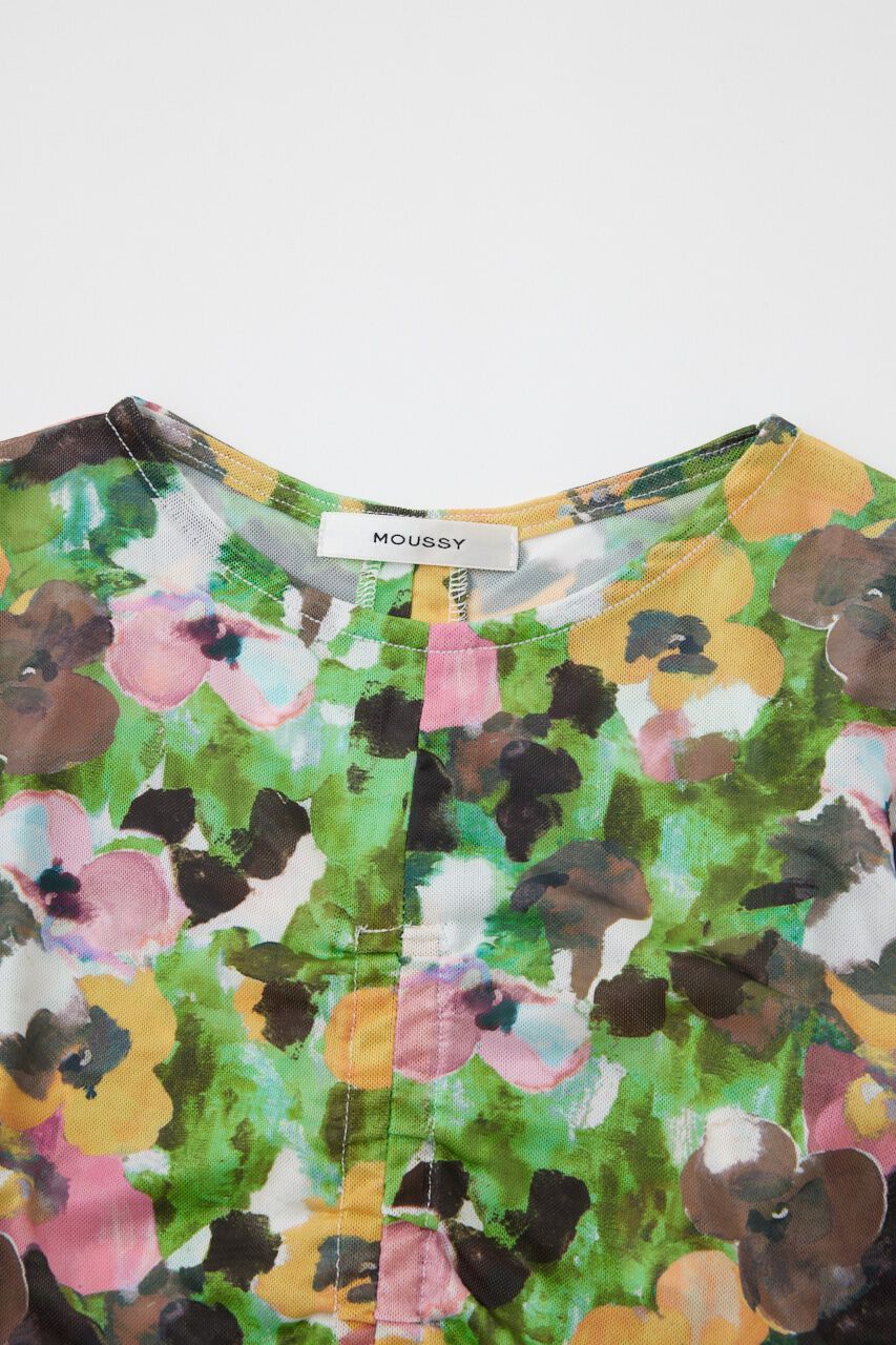 MOUSSY「FLORAL SHEER LS Tシャツ」|Tシャツ・カットソー|