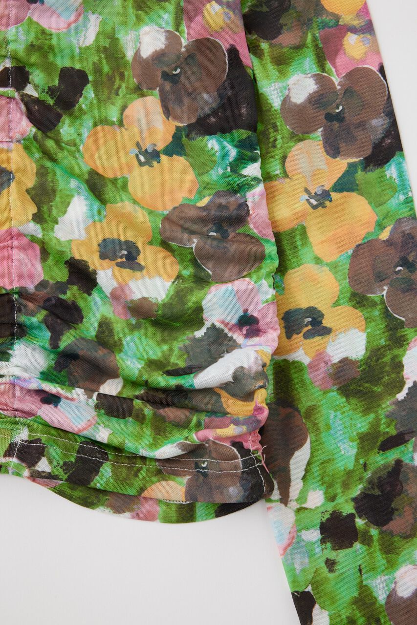 MOUSSY「FLORAL SHEER LS Tシャツ」|Tシャツ・カットソー|