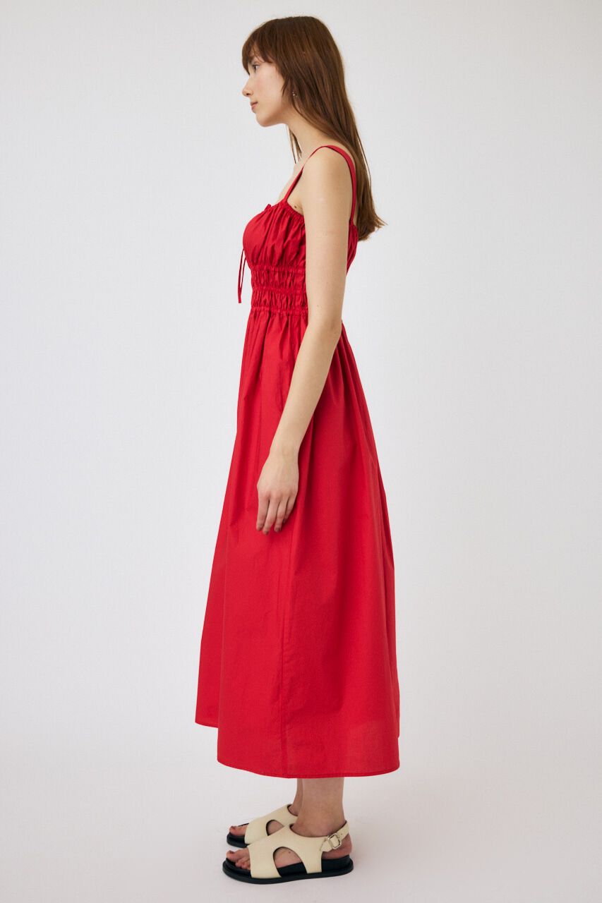 MOUSSY「COTTON GATHER CAMI ドレス」|ワンピース|