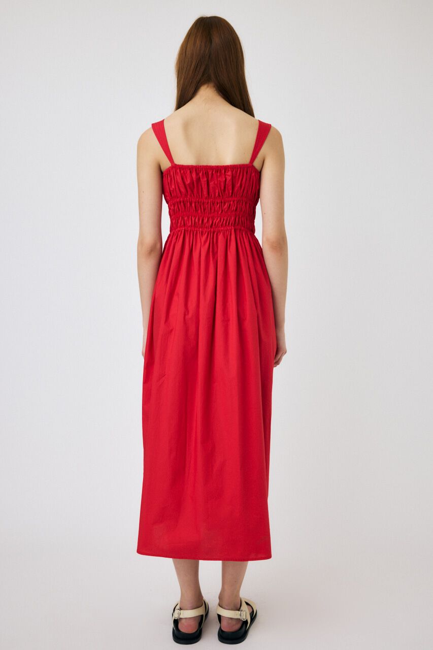 MOUSSY「COTTON GATHER CAMI ドレス」|ワンピース|