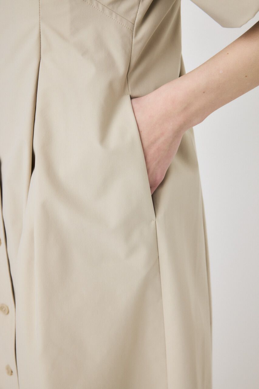 MOUSSY「OPEN COLLAR SAFARI ドレス」|ワンピース|