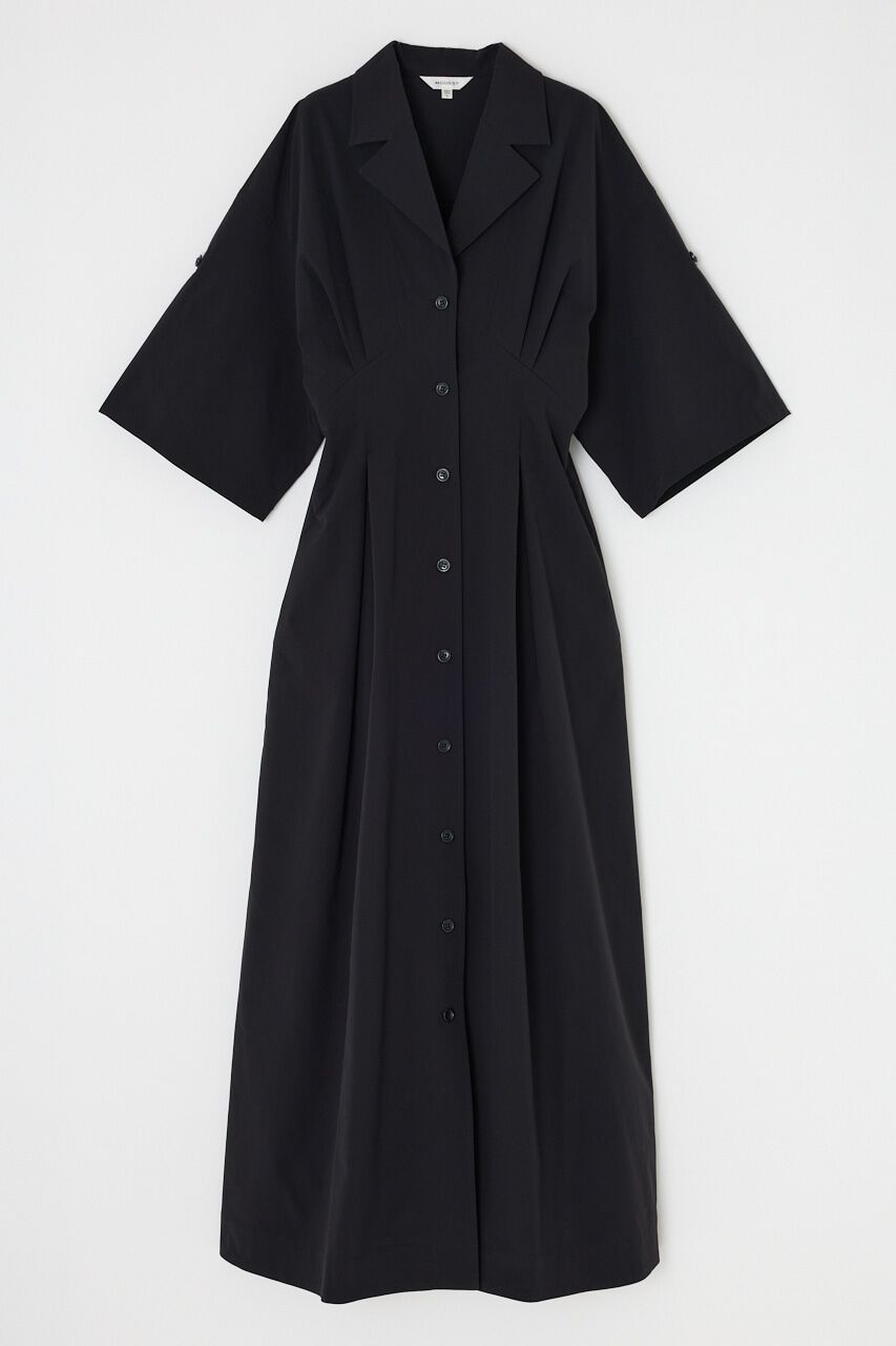 MOUSSY「OPEN COLLAR SAFARI ドレス」|ワンピース|