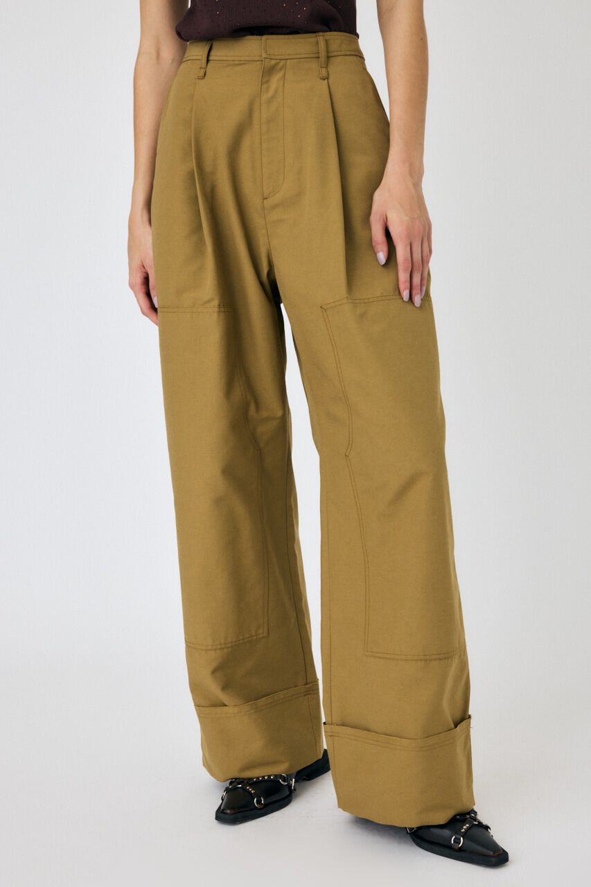 MOUSSY「DOUBLE KNEE タックパンツ」|その他|