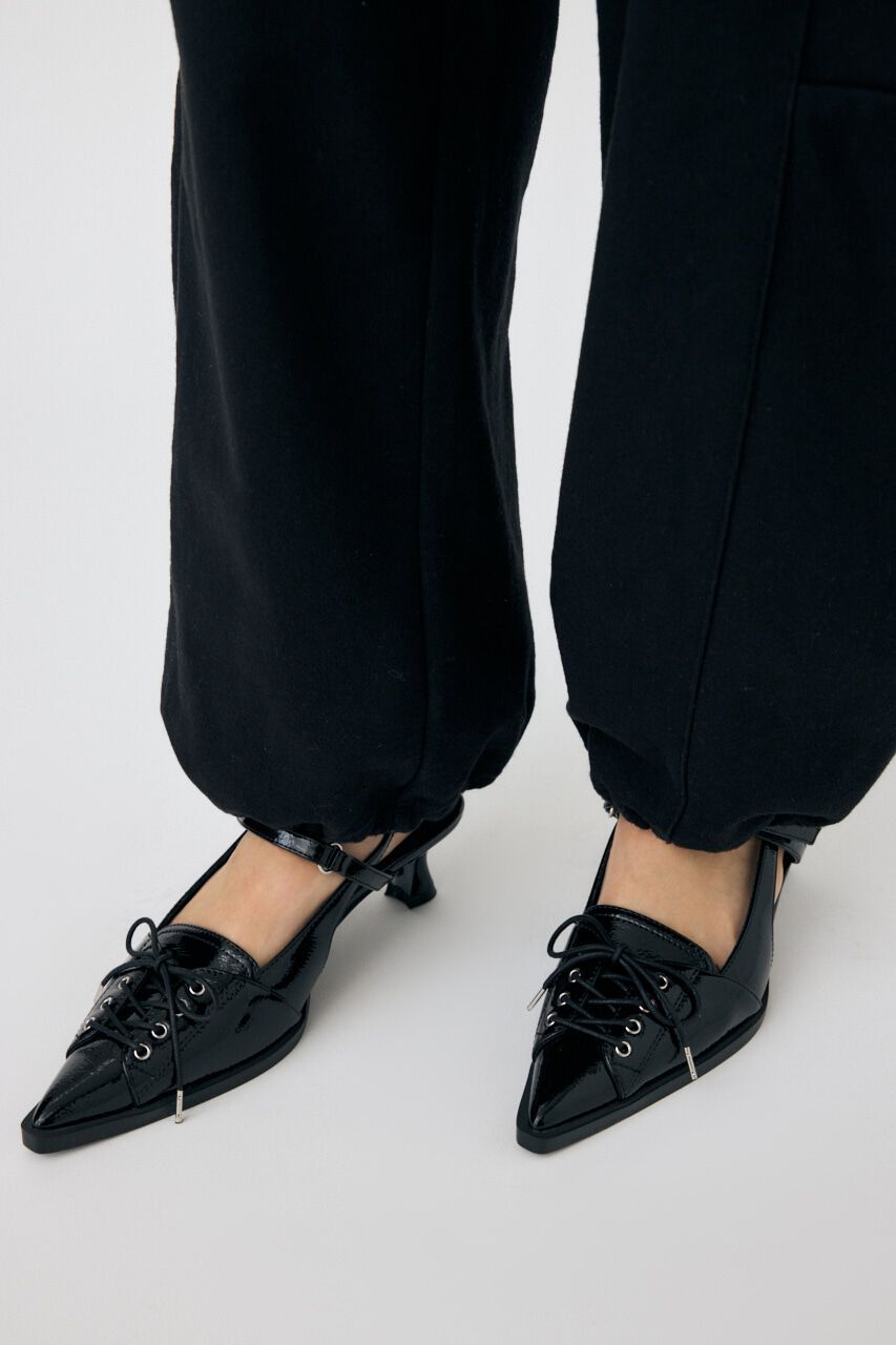 MOUSSY「LACE UP SLING BACK ミュール」|サンダル|